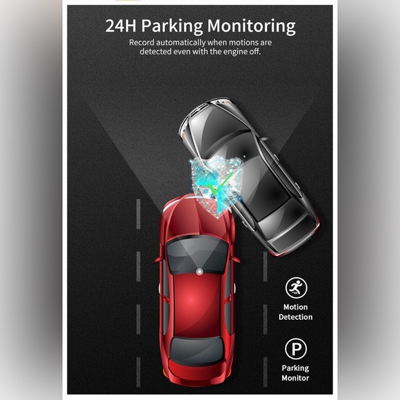 Milerong 1080P FHD Dash Camera for Cars Dash Cam Front and Rear - Picture 6 of 11